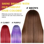 Eelhoe 100ml Hair Dyeing Shampoo 3-In-1 Polygonum Rapid Hair Dye Repair Dry Cleaning Nourishing Restoration Hair Color Shampoo - Image 3