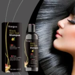 Hoegoa 100ml 3 In 1 Herbal Black Hair Dyeing Shampoo Instant Color Gray To Natural Black Polygonum Multiflorum Hair Dye Shampoo