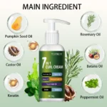 curling cream, moisturizing, smooth, easy to style, create beautiful curls at home. - Image 5