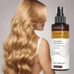 leave-in conditioner spray, moisturizing and glossy formula, suitable for adult men and women.