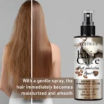 ​Leave-In Heat Protectant Spray w/ Coconut & Moroccan Oil - Moisturize & Smooth Dry Damaged Hair, Easy Press Nozzle - Image 2