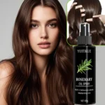 Rosemary Essential Oil Spray, herbal plant formula, smooth, anti-frizz, no tangling, deep moisturizing care.