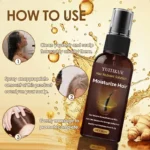 hair care serum, nourishes hair, a solution for strong and soft hair, healthy hair penetrates from root to tip. - Image 5