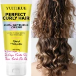 curling cream, lightweight styling cream, keeps frizz-free curls all day, enhances shine and boosts wave effect. - Image 3