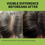 Rosemary Black Hair Dye Shampoo 500ml Diy Herbal Coloring Hairs Instant Gray To Black Instant Coloring Shampoo For Women&Men - Image 4