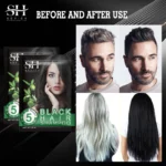 SEVICH 10Pcs Fast Black Hair Shampoo 5 Mins Fast Become Black Hair Dye Herb Natural Hair Care Restore Colorant Shampoo Hair Care - Image 2