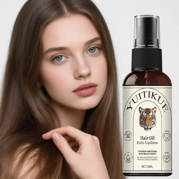 hair oil, silicone-free formula, nourishes healthy hair roots, improves hair quality, suitable for all hair types.