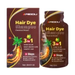 30mlx10pcs Natural Hair Dye Shampoo 3 IN 1 Quick Easy Covering White Grey Hair Cleaning Instant Coloring Nonirritating Hair Care - Image 4
