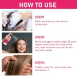 230° Ginseng, Coconut Oil, and Castor Oil Leave-in Hair Spray - Instant Smoothing Formula Suitable for All Hair Types - Image 5