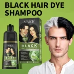 Rosemary Black Hair Dye Shampoo 500ml Diy Herbal Coloring Hairs Instant Gray To Black Instant Coloring Shampoo For Women&Men