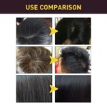 EELHOE Black Hair Dye Shampoo Hair Color Shampoo for Women & Men Natural Herbal Ingredients Champu Para Canas pintar el pelo - Image 5
