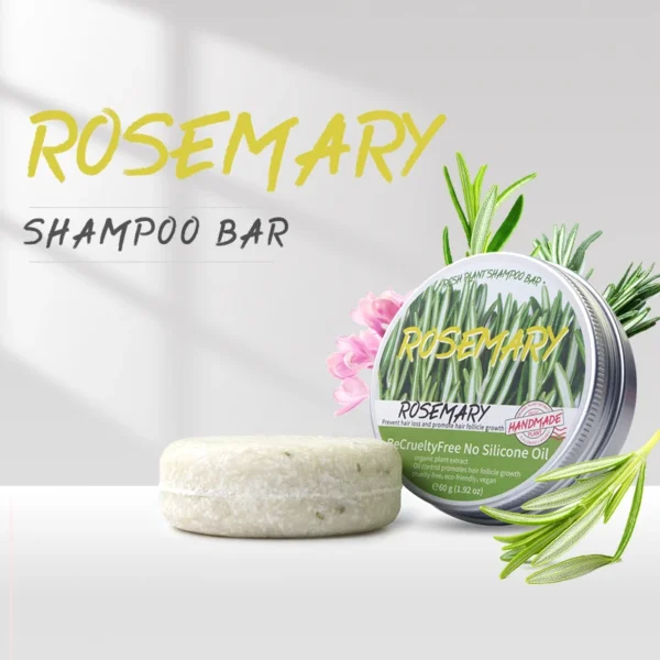 Rosemary shampoo soap without silicone oil plant shampoo soap cleanses the scalp nourishes hair controls oil