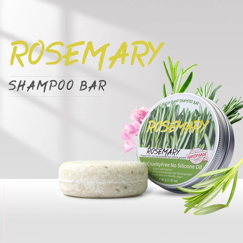 kf-S40b7b915629e41f19b766f1da3cd267bs Rosemary shampoo soap without silicone oil plant shampoo soap cleanses the scalp nourishes hair controls oil - Image 1