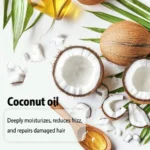 GOIPLE Natural Coconut Oil Wig Milk Shampoo Smooth Repair Moisturizes Frizzy Hair for Wigs Wave 2 in 1 Wig Wash Care Product - Image 2