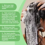 5PCS/SET Batana Oil Shampoo Soothing Scalp Intense Repair Batana Nourishing Shampoo with Rosemary Extract for All Hair Types - Image 4