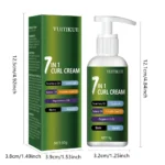 curling cream, moisturizing, smooth, easy to style, create beautiful curls at home. - Image 6