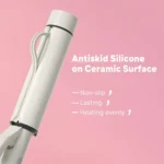 1.5 Inch Extra Large Curling Wand for Long Hair - Ceramic Tourmaline Barrel with 40000000 Negative Ions, 2 Clips - Image 5