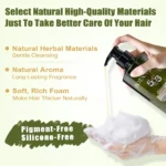 BOTÁNQUIL 473ml Ginger Shampoo for Hair Loss and Thinning Hair for Men and Women Natural Herbal Scent Essential Oil Shampoo - Image 4