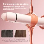 Multi-in-One Automatic Curling Iron Wand Straightener Comb 3 in 1 anti-scald Coated Hair Styler with Negative Ion - Image 4