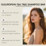 Herbal Dandruff Removal Shampoo Bar Mild Tea Tree Oil Essence Oil Control Scalp Cleansing Hair Care Soap Hair Damaged Repairing - Image 3