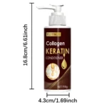collagen keratin conditioner, quickly absorbs, nourishes and smooths damaged hair, radiating a charming shine. - Image 6