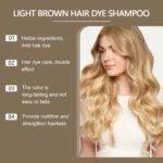Hairdressing Shampoo Natural Hair Dye Easy to Color Clean Hair Strengthen Nourish Smoothing Non-irritating Fashion Dying Cream - Image 5