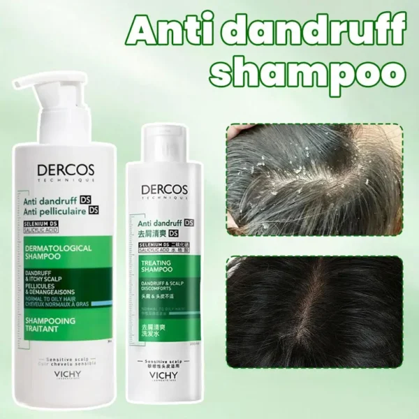 Vichy Dercos Anti-itch Shampoo Oil Control Fluffy Soothing Moisturizing Smooth Damaged Fluffy Shampoo Hair Care