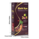Meidu 3 In 1 Instant Coloring Shampoo Natural Black Color for Men Women Hair Dye Herbal Brown Purple Hair Dye Hair Dye Shampoo - Image 6