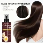 Collagen Keratin Leave-In Spray for Dry/Damaged/Curly/Frizzy Hair - Deep Conditioner & Moisturizer with Visible Changes - Image 2