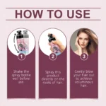 Curly Hair Anti-Frizz Control No-Wash Spray - Achieve a perfect style, smooth shine, suitable for all hair types. - Image 5