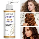Collagen Hair Mask - Deeply repairs damaged hair, 72-hour fragrance, oil-free moisture, controls frizz. - Image 4