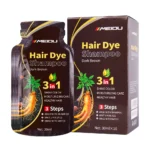 30mlx10pcs Natural Hair Dye Shampoo 3 IN 1 Quick Easy Covering White Grey Hair Cleaning Instant Coloring Nonirritating Hair Care - Image 3