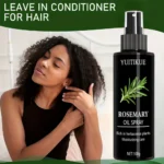 Rosemary Essential Oil Spray, herbal plant formula, smooth, anti-frizz, no tangling, deep moisturizing care. - Image 2