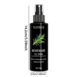 Rosemary Essential Oil Spray, herbal plant formula, smooth, anti-frizz, no tangling, deep moisturizing care. - Image 6