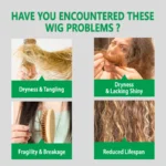 GOIPLE Natural Coconut Oil Wig Milk Shampoo Smooth Repair Moisturizes Frizzy Hair for Wigs Wave 2 in 1 Wig Wash Care Product - Image 6