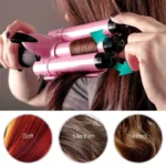 Ceramic Triple Barrel Hair-Curler Irons Hair Wave Waver Styling Tools Hair Styler Wand for Woman Professional Hair Curling Iron - Image 3