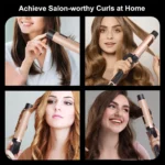 Hatteker Electric Curling Iron for Women 3-Level Temperature Control Ceramic Hair Protecting Curler Home Use Styling Tool US - Image 5