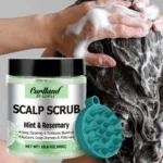 300g Rosemary Mint Scalp Scrub Deep Cleansing Refreshing Shampoo Oil Control Scalp Massager Care Products for Itchy Scalp