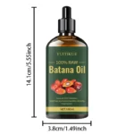 100ml Batana Hair Oil is suitable for moisturizing hair, smoothing dry and coarse hair, adding shine and smoothing hair - Image 6