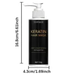 Keratin Hair Mask, amino acid deep nourishment, repairs hair damage, 72-hour long-lasting fragrance. - Image 6