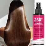 leave-in spray contains caffeine and ginseng, instantly repairs dyed/heat-damaged hair, making it smooth and voluminous - Image 2