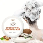 GZE Coconut Oil Shampoo Bar, Moisturizing Bar Shampoo for Dry Hair - Image 2