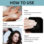 curling styling cream, frizz control and moisturizing, shine, suitable for all curl types, enhances elasticity. - Image 5