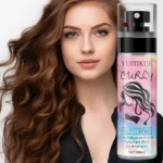 Curly Hair Anti-Frizz Control No-Wash Spray - Achieve a perfect style, smooth shine, suitable for all hair types. - Image 2