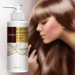 keratin hair mask, containing maca essence and collagen, quickly repairs damaged hair strands, safe and easily absorbed - Image 2