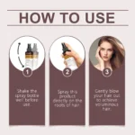 leave-in conditioner spray, moisturizing and glossy formula, suitable for adult men and women. - Image 5