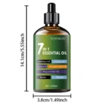 7 - in - 1 Hair Essential Oil, Reduces Dryness & Moisturizes Quickly, with Rosemary, Castor & More Oils - Image 6