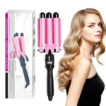 Ceramic Triple Barrel Hair-Curler Irons Hair Wave Waver Styling Tools Hair Styler Wand for Woman Professional Hair Curling Iron