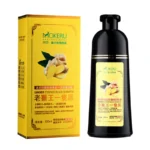 1pc Ginger shampoo Herbal Non Allergic Natural Fast Blacking Gray Hair Dye Black Shampoo For White Coloring 500ml - Image 4